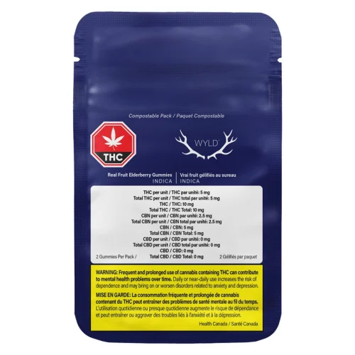 Real Fruit Elderberry Gummies  2:1 THCCBN