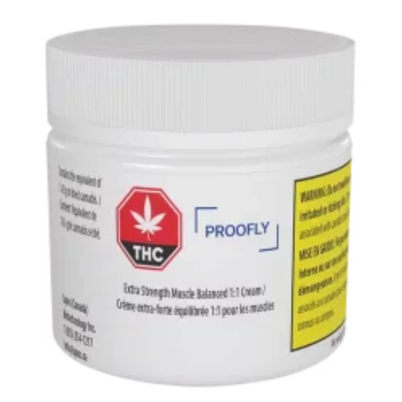 Extra Strength Muscle Balanced 1:1 Cream - 1:1 THC:CBD Cream