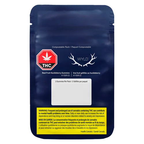 WYLD - Huckleberry - Real Fruit Gummies - 5mg (2)