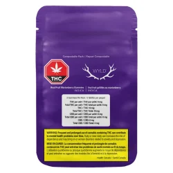 WYLD  Real Fruit Marionberry Gummies  10mg THC (2)